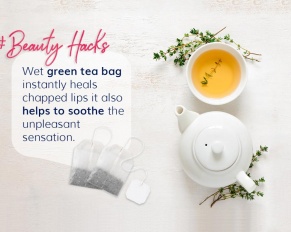 beauty, beauty tips, winter care, green tea